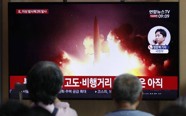 Άλλες δύο εκτοξεύσεις πυραύλων από τη Βόρεια Κορέα