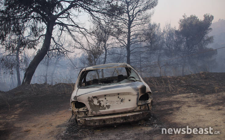 Μεγάλη φωτιά στην Εύβοια: Σώθηκαν τα 4 χωριά