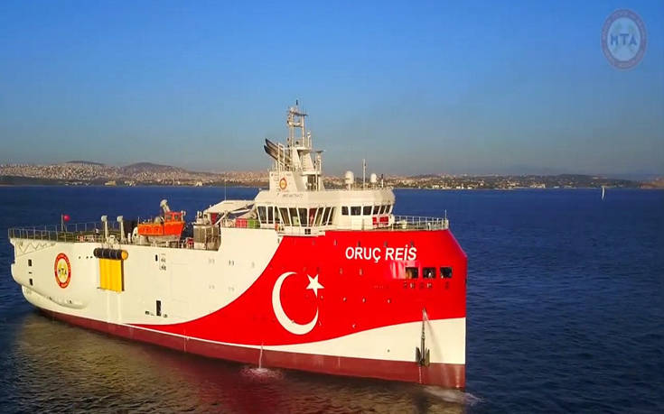 Συνεχίζεται η επιθετική πολιτική της Άγκυρας, το Ορούτς Ρέις βγαίνει στη Μεσόγειο