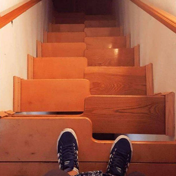 Σκάλες που μάλλον δεν πετυχαίνουν ακριβώς το σκοπό τους
