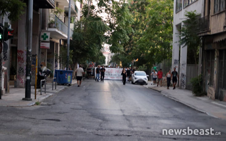 Συγκέντρωση διαμαρτυρίας στα Εξάρχεια για τον Κορκονέα