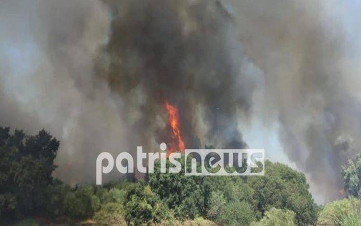 Δύο πύρινα μέτωπα στη Βάρδα, κλειστή η Πατρών – Πύργου