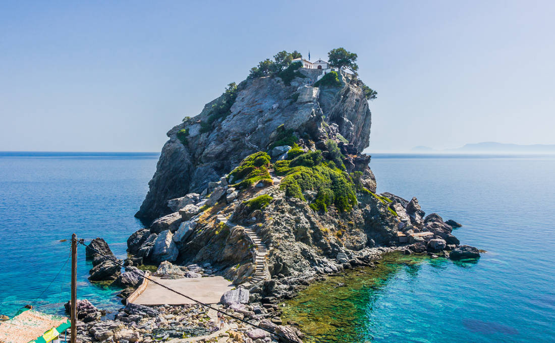 Ένα ειδυλλιακό τοπίο στη Σκόπελο