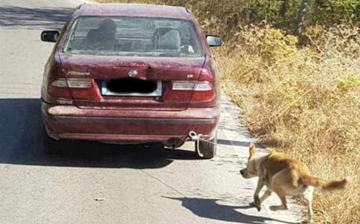 Κρήτη: Έδεσε τον σκύλο στο αμάξι και τον έσερνε