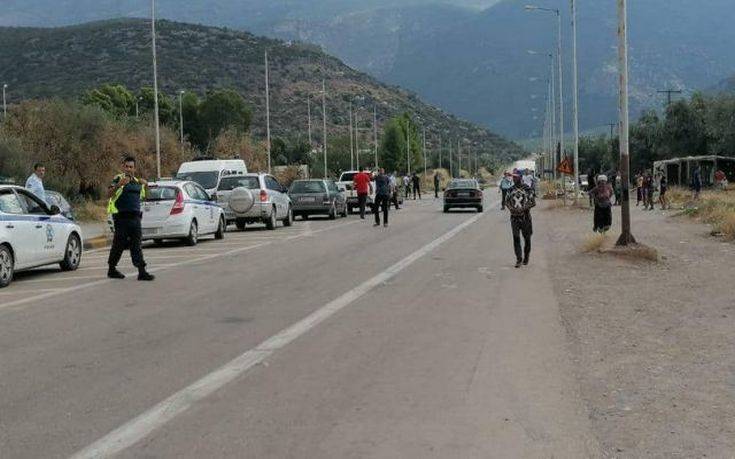 Έκλεισαν τον δρόμο ως διαμαρτυρία για πρόστιμο της Τροχαίας