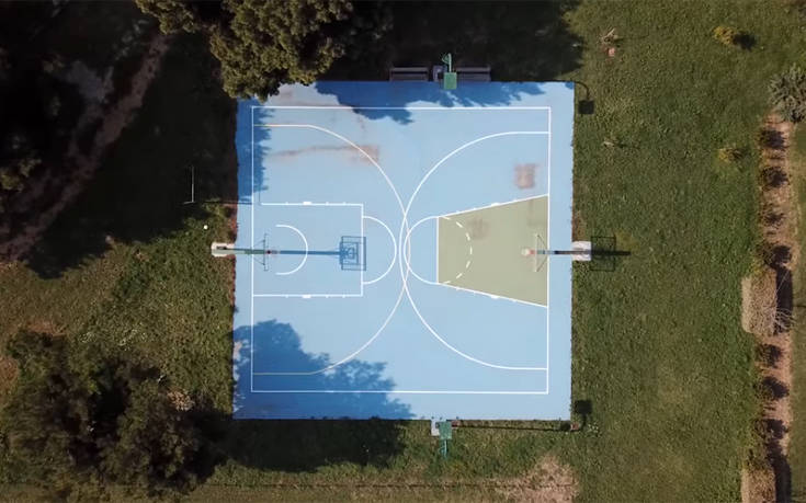 Το πιο παράξενο γήπεδο μπάσκετ στην Ελλάδα