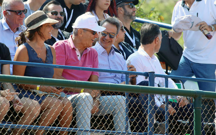 Το Davis Cup παρακολουθεί ο Κυριάκος Μητσοτάκης