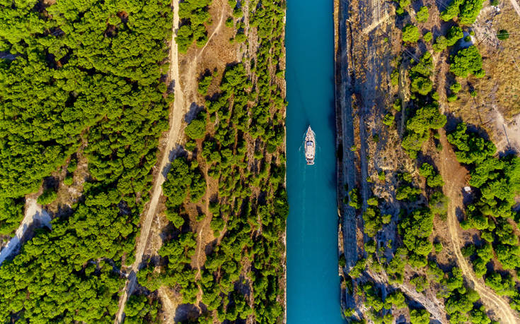 Τρία έργα – παρεμβάσεις για να αντιμετωπιστεί το πρόβλημα των καταπτώσεων στην Διώρυγα του Ισθμού της Κορίνθου