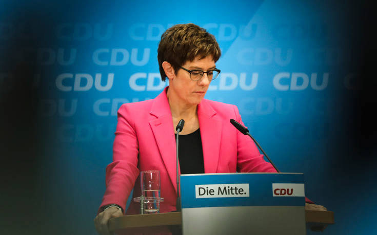 Η επικεφαλής του CDU στη Γερμανία αποκλείει συνεργασία με την ακροδεξιά
