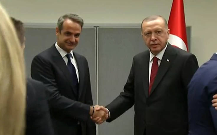 Αυτή την ώρα η συνάντηση Μητσοτάκη – Ερντογάν