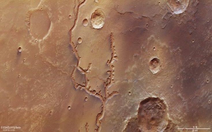 Ο Άρης είχε στο παρελθόν κοιλάδες με μεγάλα ποτάμια