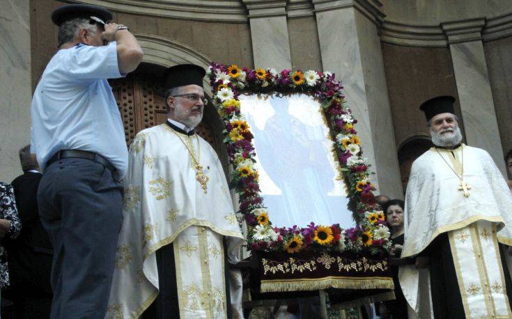 Ποιοι δρόμοι είναι κλειστοί στο κέντρο για τη λιτανεία της εικόνας του Αγίου Διονυσίου