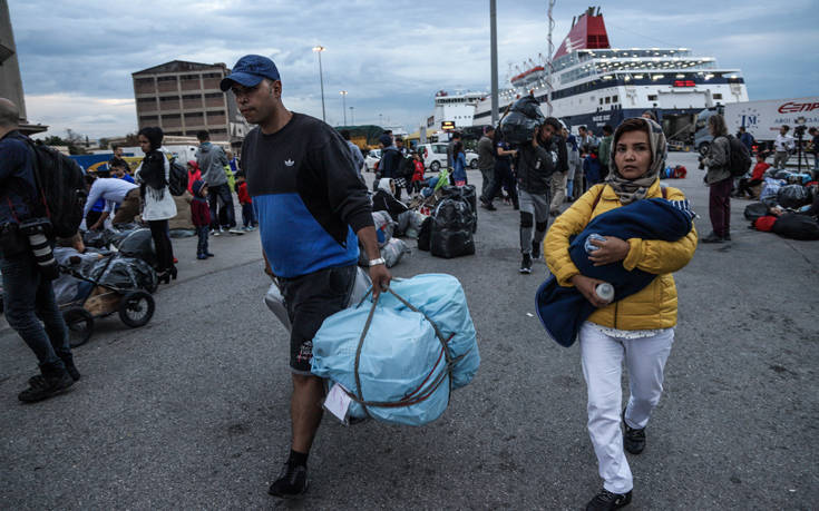 Στη Βόρεια Εύβοια οι αιτούντες άσυλο από τη Σάμο που εκδιώχθηκαν από τα Βρασνά