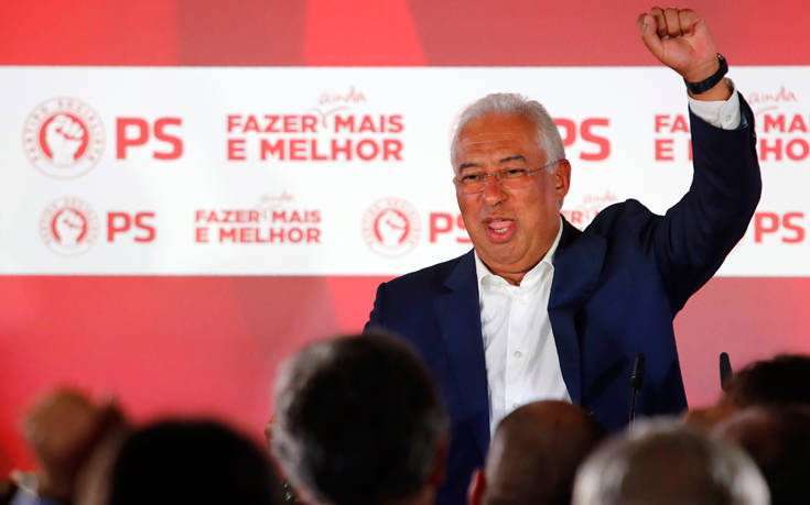 Εκατόν οκτώ έδρες εξασφαλίζουν οι Σοσιαλιστές στην Πορτογαλία
