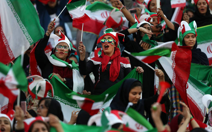 Ιρανές πήγαν για πρώτη φορά στο γήπεδο έπειτα από 40 χρόνια