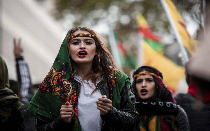 Γερμανία: Διαδηλώσεις υπέρ των Κούρδων και κατά της τουρκικής στρατιωτικής επιχείρησης στη Συρία