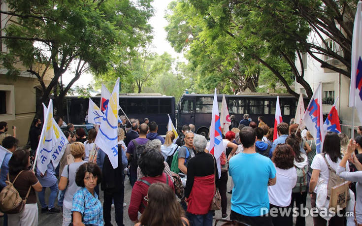 Διαμαρτυρία του ΠΑΜΕ στην πρεσβεία της Τουρκίας στην Αθήνα