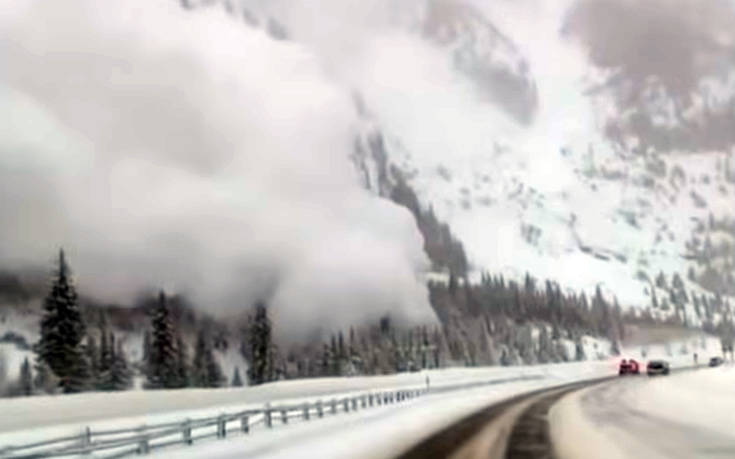 Χιονοστιβάδες από πολύ στενή επαφή