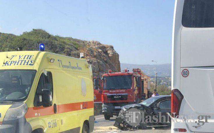 Κρήτη: Θανατηφόρο τροχαίο μετά από μετωπική σύγκρουση δυο αυτοκινήτων