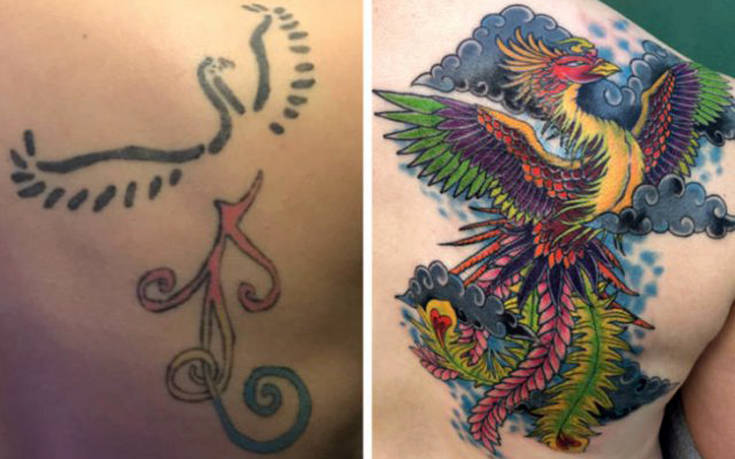 Αποφάσισαν να αλλάξουν τα τατουάζ τους και το αποτέλεσμα είναι εντυπωσιακό