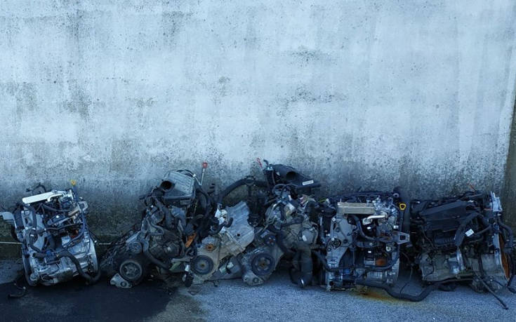Βρέθηκαν κλεμμένοι κινητήρες σε συνεργεία και μάντρες της Θεσσαλονίκης
