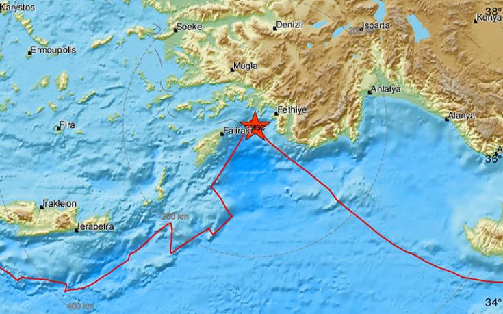 Σεισμός τώρα στη Ρόδο