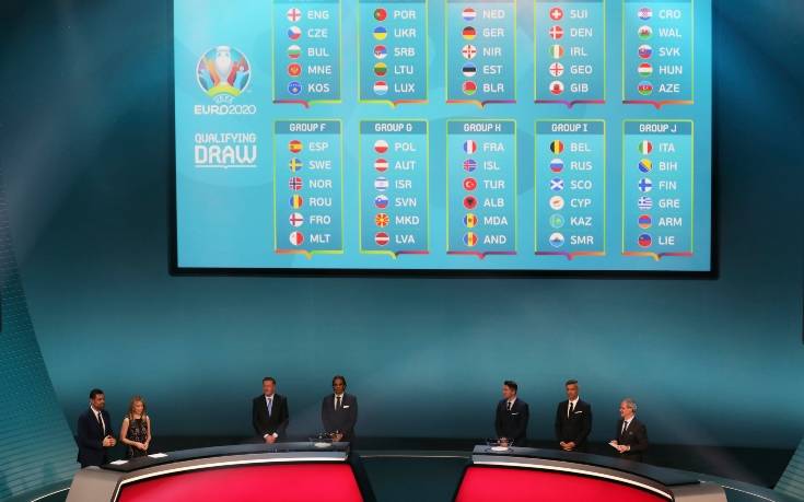 Κλήρωση Euro 2020: Θα μεταδοθεί ζωντανά από τον ΑΝΤ1