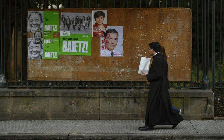 Εκλογές στην Ισπανία: Κανένα κόμμα δεν εξασφαλίζει αυτοδυναμία