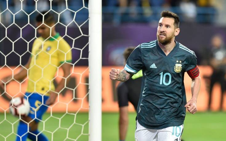 Βραζιλία-Αργεντινή: Φιλική νίκη με γκολ Μέσι η Αλμπισελέστε