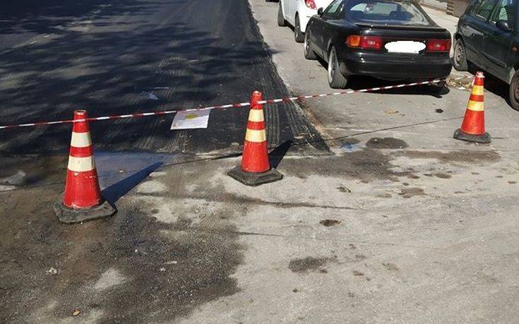 Εργασίας ασφαλτόστρωσης στη Θεσσαλονίκη με… δόσεις