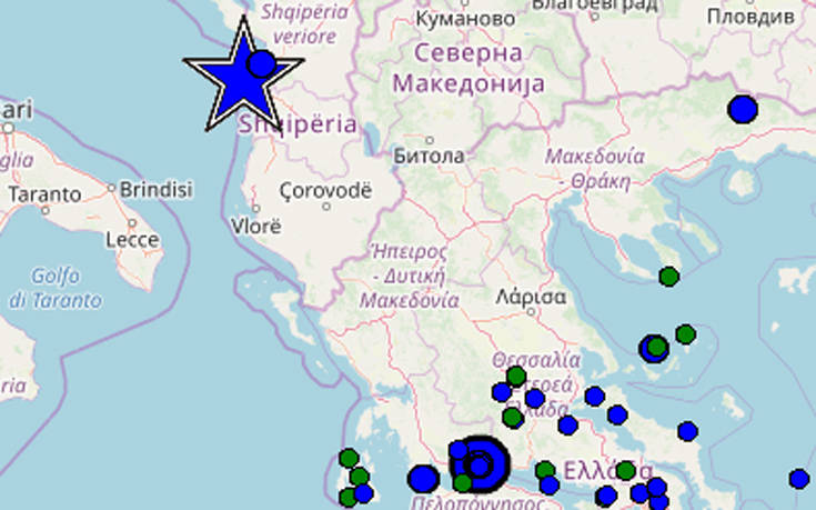Νέος δυνατός σεισμός στην Αλβανία