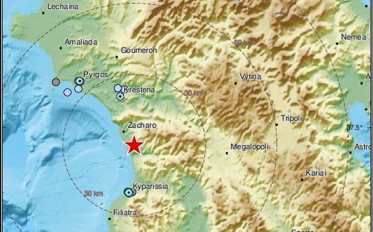 Σεισμός τώρα στην Μεσσηνία