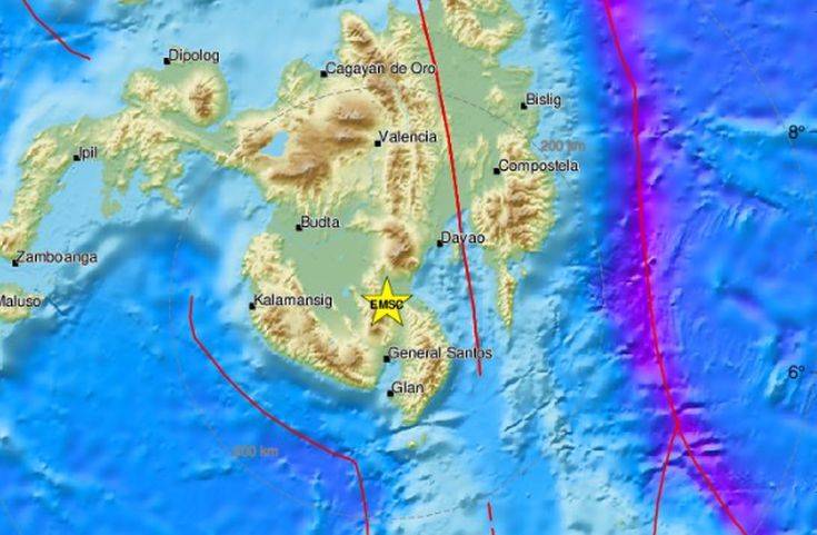 Ισχυρός σεισμός τώρα στις Φιλιππίνες