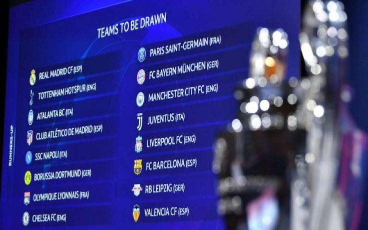 Champions League: Κερδισμένοι και χαμένοι της κλήρωσης