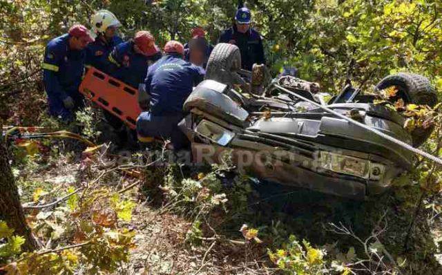 Φθιώτιδα: Άγιο είχε οδηγός που έφυγε εκτός δρόμου