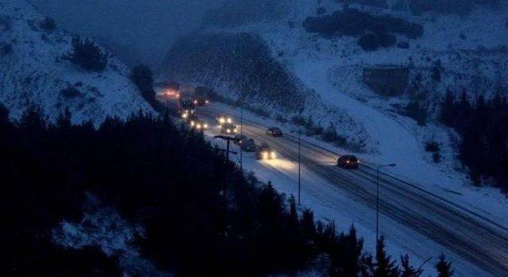 Φθιώτιδα: Χιονίζει προς Δομοκό, Μπράλο και Καρπενήσι