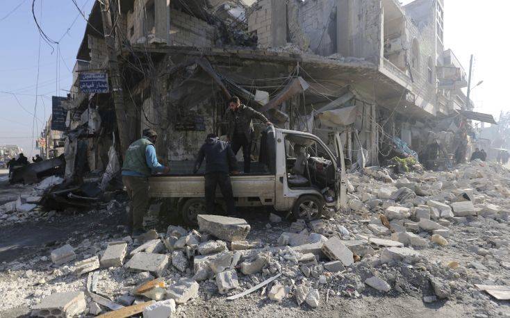 Νεκροί άμαχοι από ρωσικό βομβαρδισμό στην επαρχία Ιντίλμπ της Συρίας