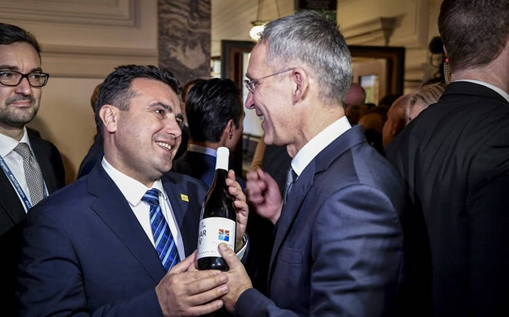 Ο Ζάεφ, ο γενικός γραμματέας του ΝΑΤΟ και το… «μακεδονικό κρασί»
