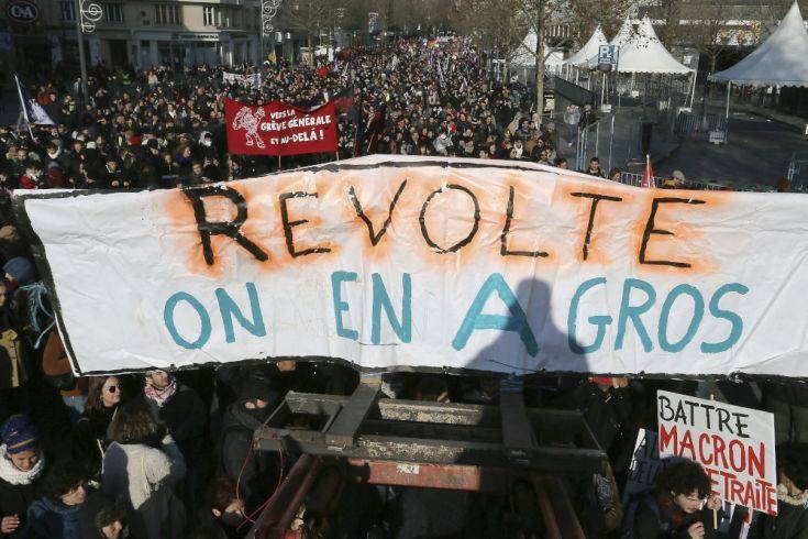Γαλλία: 10η ημέρα απεργίας κατά της μεταρρύθμισης των συντάξεων