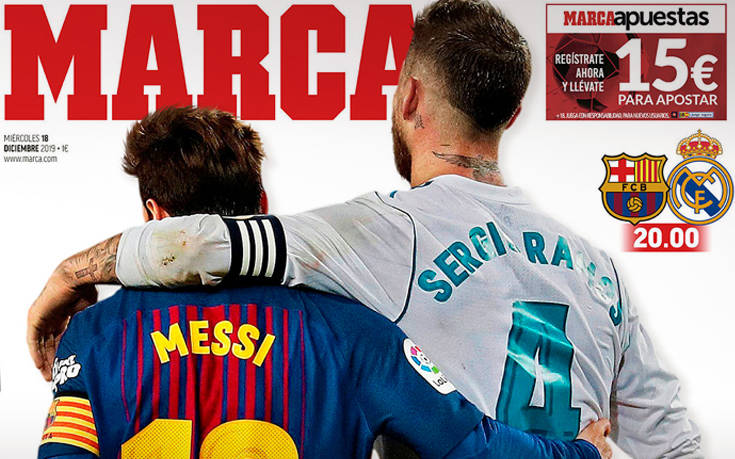 Marca για Clasico: Μέσι και Ράμος αγκαλιά πριν το μεγάλο ντέρμπι