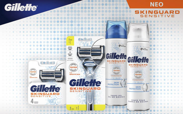 Νέο Gillette SkinGuard Sensitive: Σχεδιασμένο για να αποτρέπει τους ερεθισμούς