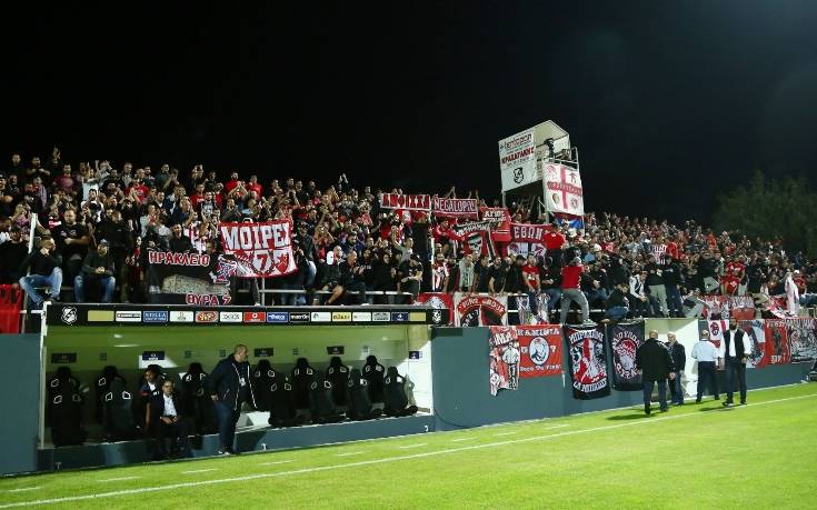 Προσαγωγές και συλλήψεις οπαδών του Ολυμπιακού στο Ηράκλειο