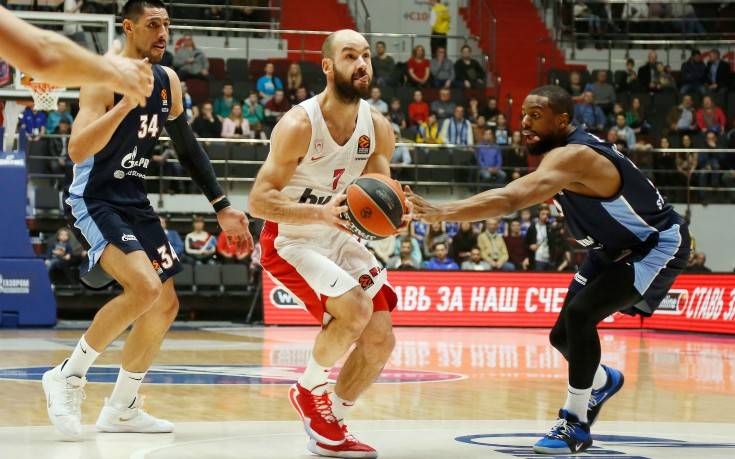 Euroleague: Ήττα από τη Ζενίτ Αγίας Πετρούπολης για τον Ολυμπιακό