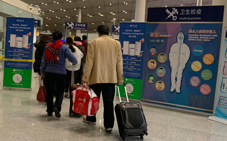 Φονικός κοροναϊός: Στη Ρώμη πτήση από την κινεζική Ουχάν, έλεγχος στους 202 επιβάτες