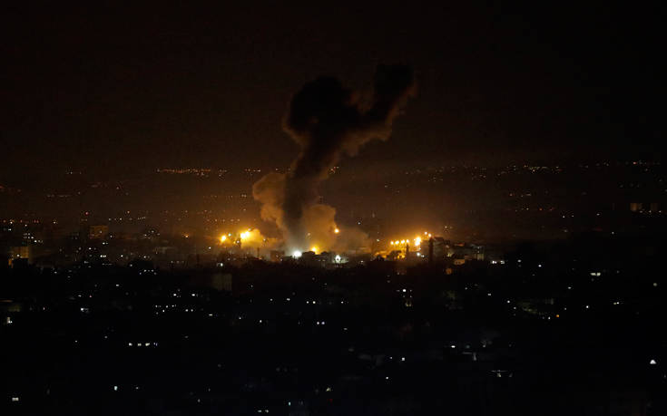 Νυχτερινοί βομβαρδισμοί της ισραηλινής αεροπορίας στη Λωρίδα της Γάζας