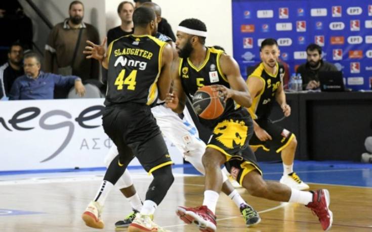 Basket League: Διπλό στη Ρόδο η ΑΕΚ