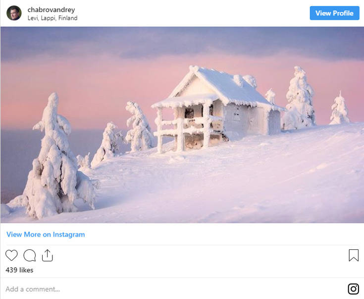 Φωτογραφίες του Instagram που δείχνουν την εντυπωσιακή εκδοχή του χειμώνα