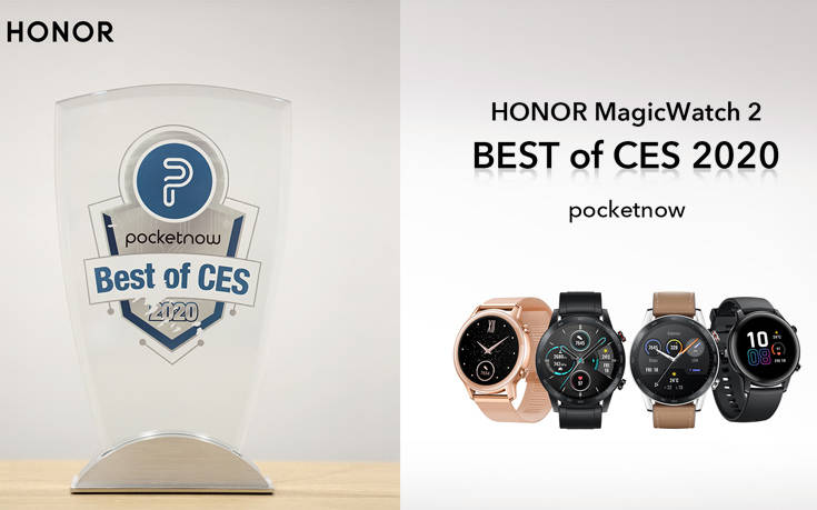«Best of CES 2020» για το νέο smart watch HONOR Magic Watch 2
