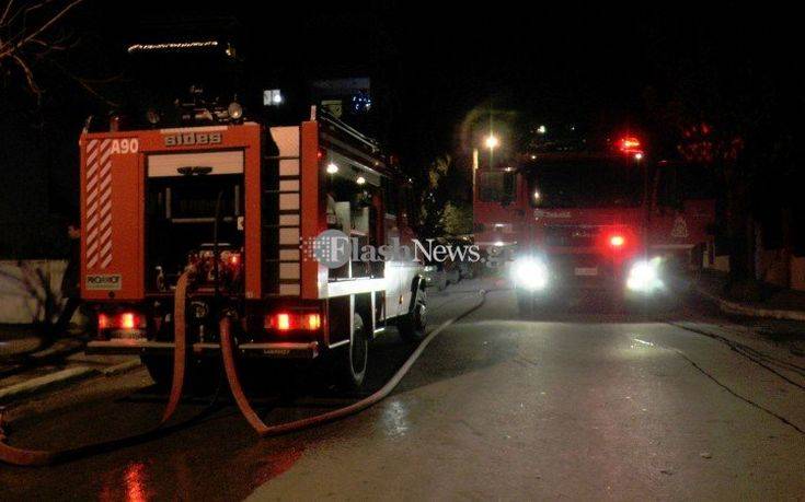 Πυρκαγιά σε σπίτι στα Χανιά λίγα λεπτά μετά την αλλαγή του χρόνου