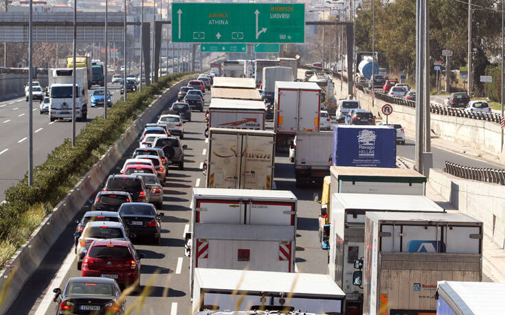 Κίνηση τώρα: Μποτιλιάρισμα στο Κηφισό &#8211; Σημειωτόν τα αυτοκίνητα και στα δύο ρεύματα